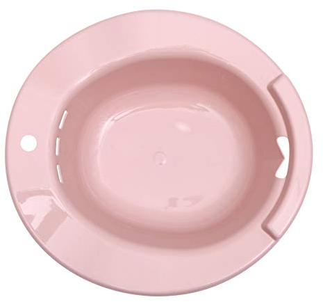 Ciieeo 1Stk Bidet Zysten- Sitz- Badbecken Toilettensitz, Sitzbadewanne Sitzt Badewanne schwangere Frau Toilleten Sitz Hintern Becken Pflegebecken Fräulein privates Becken pp Rosa
