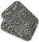 EDC Fidget Slider Toy,Portable Metall Magnetisches Poker Push Slider mit Skull Pattern für ADHS Autismus Angst Stressabbau,4,5 x 3,5 x 1 cm,Aufbewahrungstasche