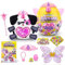 Rainbocorns Fairycorn Princess Series 6 Royalle el Dálmata, Peluche Coleccionable, sorpresas mágicas de Princesa, Animales de Peluche de Peluche, calcomanías (dálmata)