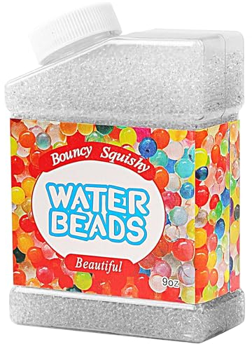 FIVAVA Wasserperlen Durchsichtig, Deko Wasserperlen für Pflanzen in Vase, Wasserperlen Transparent für Die Dekoration Hochzeit Garten Weihnachten