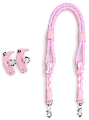 Jiesinlov Ersatz-Trageriemen aus Seil, Schultergurt, für Mini Le PLIAGE, Pink-L, 39.4