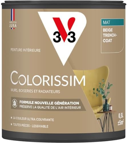 V33 Peinture multi-supports Colorissim® Beige trench coat Mat 0,5L