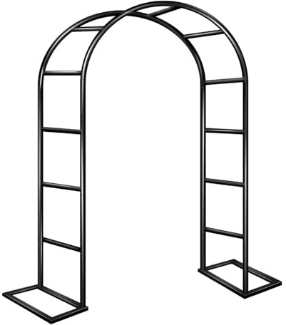 Metall Rosenbogen Torbogen Heavy Duty Gartenbogen, Pflanzen Rankhilfe Rankgitter, Wetterfest Rankenbogen, Für Indoor Outdoor Garten Terrasse Spalier Hochzeit (Size : W240 X H220cm)