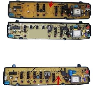 HqteK Gute Funktion for Waschmaschine Board Control Board MAM80-S2002FMPS TB80-7168G(H) TB85-7168G(H) S2002 Computer-Board (Color : 3 Row Lights)