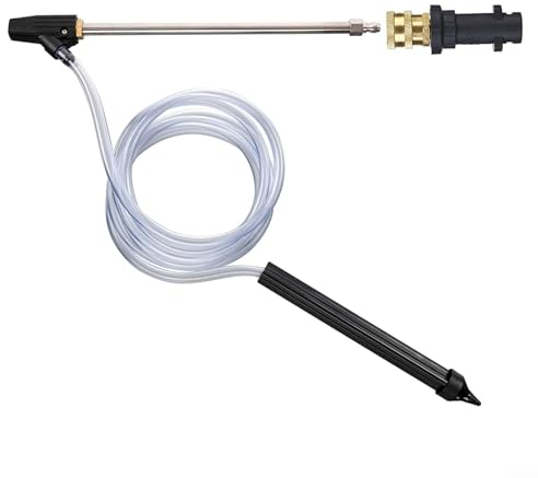 3 Meters High Pressure Washer Sandblasting Sand and Wet Blaster Kit,2500 PSI Wet Abrasive Sandblaster Attachment for K Series K2, K3, K4, K5, K6, K7