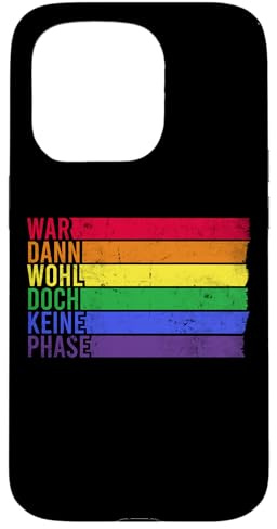 War wohl doch keine Phase mit Regenbogen Gay Flagge | LGBTQ Hülle für iPhone 15 Pro