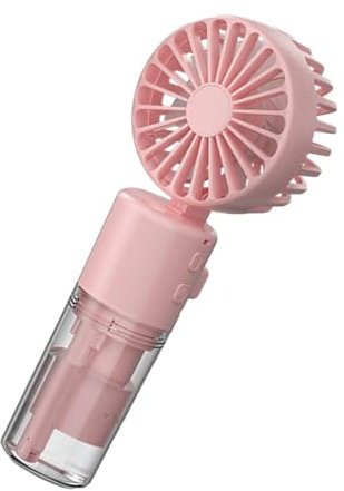 Ventilador de nebulización personal,Ventilador de pulverización personal - Ventilador refrigerador personal recargable - Pequeños ventiladores eléctricos de mano para playa, camping, senderismo y