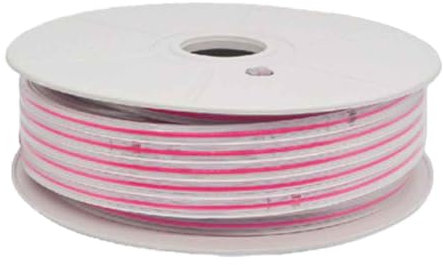 A2ZWORLD Striscia LED COB Rosa 220V da 50m, 8W/m, 600lm/m, Impermeabile IP65, Tagliabile ogni 50cm, 12mm Larghezza, 6mm Spessore