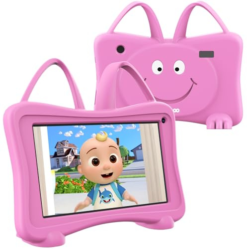 Trayoo Kids Tablet 7 Toddlers Learning Tablet with WiFi, YouTube, Dual Camera, Touch Screen, Parental Control, Child Tablets for Boys Girls