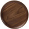 PAMINGONO 1Stk Essteller aus Holz Untertasse Cookie-Tablett rundes Tortenständer-Tablett rundes Desserttablett Holz tablett holzpallets Serviertablett Brotgericht Schwarze Walnuss Coffee