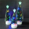 Weihnachtsbaum mit Lichtern Tabletop Mini Künstlicher Weihnachtsbaum mit LED, Künstliche Weihnachtsbäume Tannenbaum Weihnachtsbaum Tischdeko Dekoration Geschenke für Weihnachten (3PCS/Bunte/Mix)