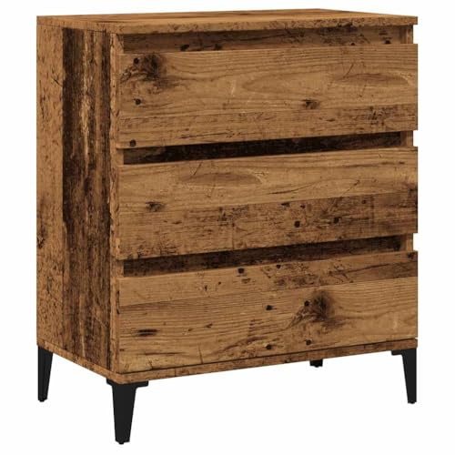 vidaXL Sideboard Altholz-Optik 60x35x70 cm Holzwerkstoff, Schrank, Highboard, Home Organizer, Lagerschrank, Beistellschrank, Wohnzimmerschrank