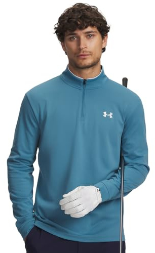 Under Armour Herren Playoff 2.0 1/4 Zip, komfortables und langärmeliges Funktionsshirt, atmungsaktives Poloshirt mit loser Passform