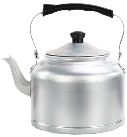 Thicken Aluminum Kettle, Lightweight Stovetop Kettle, Large Capacity 2-10 Liters, Camping Kettle, Portable Aluminium Travel Teapot Water Kettle Stovetop for Cookers Gas Stoves