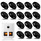 16pcs Kitchen Appliance Sliders, 19mm Air Fryer Accessories for Heavy Appliances, Easy Glide Coffee Maker Sliders, Furniture Mover Pads for Air Fryers, Coffee Makers, Bread Machine