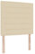 vidaXL Boxspringbett mit Matratze Creme Kleines Doppelbett Stoff
