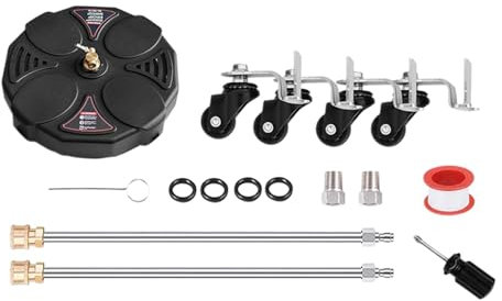 Sharplace Pressure Washer Surface Cleaner Power Washer Attachment for High Pressure Washing Machine,13'' 2500 PSI for Garden,Driveway