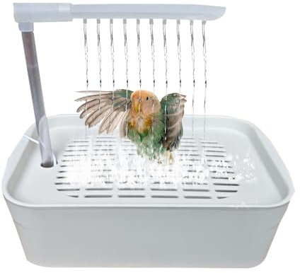 Papageibadewanne,Vogel Badehaus Badewanne,Automatische Haustiervogeldusche,Für Die Tägliche Reinigung Von Haustieren,für Sittiche,Wellensittich