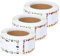 3 Rollos Etiquetas Autoadhesivas Impermeables para Organización Etiquetas para Frigorífico Cocina y Oficina Etiquetar Contenedores y Frascos