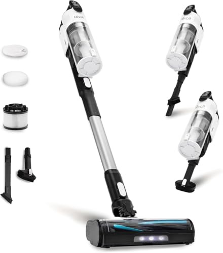 Levoit LVAC-200 Kabelloser Staubsauger, 180 W, 50 min, Animal Care LED, waschbarer Filter, Anthrazit-Gold