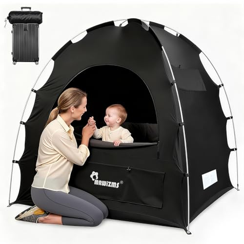 Babybett Zelt, Reisebett Baby Zelt, Multifunktional, Atmungsaktiv, Lichtundurchlässig, Stoff in Mutter-Kind-Qualität
