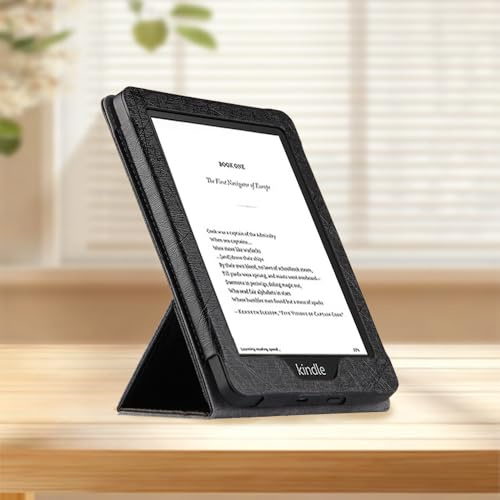 Case for 6 Kindle 5th/6th/7th Generation [2012/2013/2015 Release, Model: EY21&DP75SDI] e-book Case Intelligent Classic Advanced Leather cover With Auto Sleep/Wake (black)