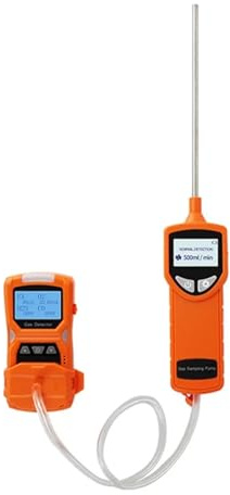 Gasdetektor, Multi-Gas-Detektor Gas Meter O2 H2S CO LEL 4 In 1 Sauerstoff Wasserstoff Sulfid Kohlenmonoxid Brennbaren Gas Leck Detektor(Detector with pump)