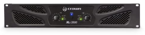 Crown Two-Channel, 1350W at 4Ω Power Amplifier, Black, 1350-Watts (XLi3500)