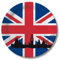Party-Teller Großbritannien Union Jack, 10 Stück, 23 cm Durchmesser