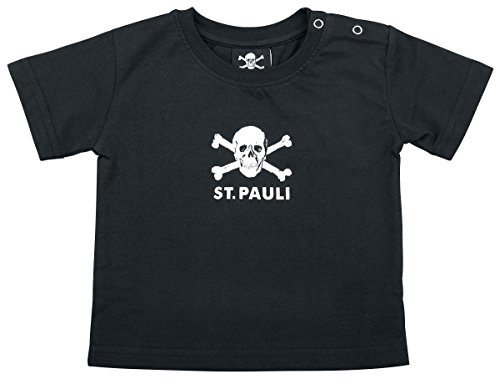 FC St. Pauli Totenkopf Baby-Shirt schwarz