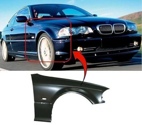 TVP Trade Vehicle Parts.co.uk Compatible With Front Wing Primed O/S Right 3 E46 2 Door Coupe & Cabriolet 1998-2003 Not M3