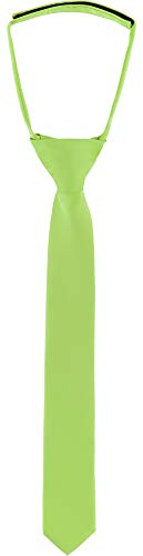 Ladeheid Kinder Jungen Krawatte KJ (31cm x 4cm, Hellgrün)