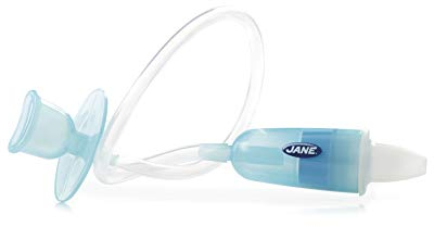 Jané Aspirador Nasal, Doble Filtro, Uso desde el Nacimiento, Fácil Uso para el Adulto, Higiénico, Azul