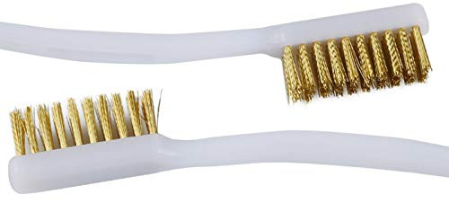 BCZAMD 3D-Drucker Teile Zubehör Extruder Hotend Düse Reinigung Kupferdraht Zahnbürste Werkzeug Lötkolbenspitze Gedruckte Modelle reinigen Hot End Reinigung Zahnbürste 2St