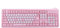 VBESTLIFE Wired USB Keyboard, UltraThin Wired Cute Cartoon Silent Keyboard Universal for Home Office Laptop Computer(Pink)