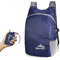TSLBW Faltbarer Rucksack,Unisex Leichter Tagesrucksack, Praktischer Faltbarer Backpack,Reiserucksack Wasserdicht für Wandern Fahrrad Camping Reisen Damen Herren Blau