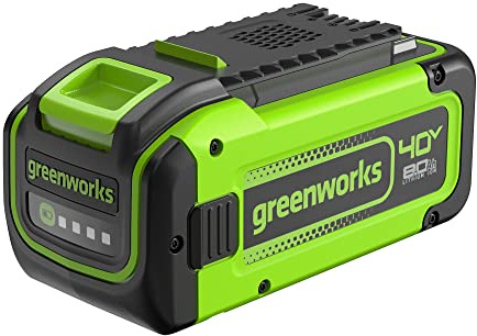Greenworks Batterie Lithium-ION 40 V 8,0 Ah (Batterie Greenworks Authentique/Plus de 75 Outils compatibles)