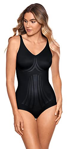 Miraclesuit Fit Sense Extra Firm Control Bodysuit Body Shaping Shapewear, Black, Large