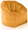 Aiire Luxus Sitzsack Sofa Erwachsene - Relaxo Bean Bag Chair Design mit Füllung für Kuschelecke - Moderner Sitzsäcke Sessel für Mädchen und Kinder aus Samt Gelb