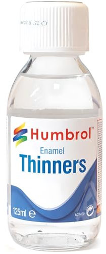 AMK® Humbrol Enamel Model Paint Thinners 125ml for Thinning Down Solvent Based Paints Thins Cleans Brushes