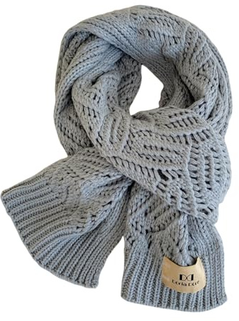 TILEZE Schal Gestrickter Wollschal Für Frauen Im Herbst Und Winter, Verdickt Und Warm, Studentenpaar Schal, Modischer Herrenschal
