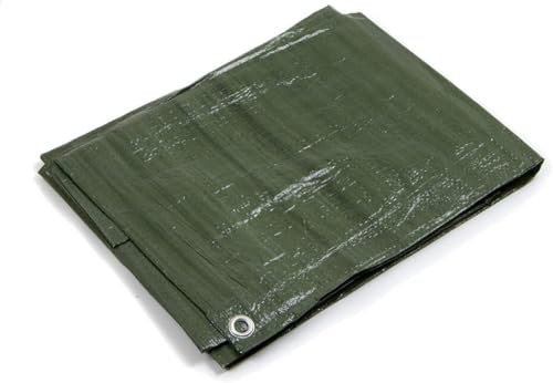 Kippen 6082E Bâche à œillets Bicolore avec Grammage 90 g/m² Taille 3 x 4 (12 m²)