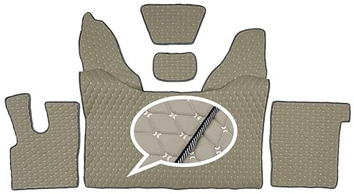 Fußmatten, Automatten LKW für DAF 106 XF AUTOMAT 2018-2022 (Beige)