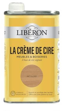 LIBERON La crème de cire pour bois, liquide, Incolore 0,5L