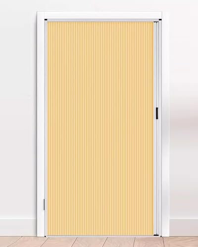 Concertina Door Homes Retractable Sliding Metal Frame Screen Door, Multifold Folding Accordion Gate Room Divider Shade - 24 30 32 34 36 38 42 46 48 56 60 70 inch(28x40in(71x101cm))