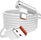 Câble USB C 3 m ACOCOBUY 6A 120W Charge Turbo Câble USB Type C Charge Rapide Câble Coudé 90 Degrés Transfert Données pour Xiaomi Redmi Note 14/13/12/11/10 Pro/14C/Mi 15/14T/13T/12T/11/Pad 7/POCO X6/X7