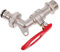 DECOMELODY Robinet Mural Extérieur Verrouillable Robinet De Machine Pour Jardin Et Salle De Bain Sortie Eau Sécurisée Pour Usage Extérieur Support Mural