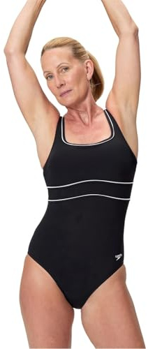 Speedo Damen Solid Contour Eclipse Badeanzug (1er Pack)