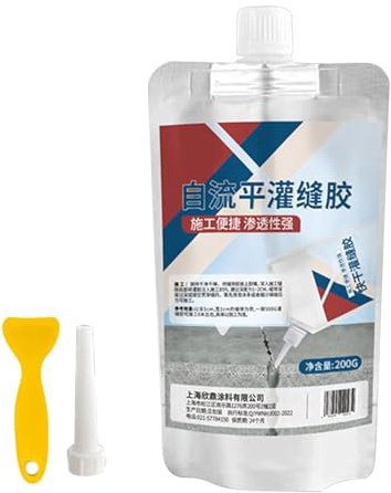Zement Crack Filler - Wasserdichter Zementreparatur-Dichtstoff 200 g | Schnell trocknender Dichtungskleber | Betonkleber für den Außenbereich | Klebstoffe für den Entwurf