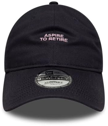 New Era Baseballkappe für Erwachsene, Motiv: 9Twenty Aspire to Retire, Marineblau